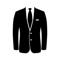 business suit icon vector illustration