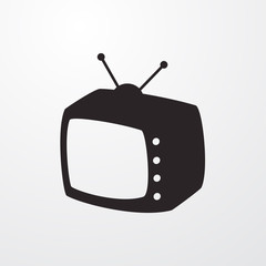 Poster - Retro TV icon