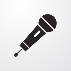 Poster - Microphone icon