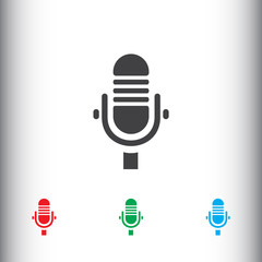 Poster - Microphone icon