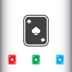 Wall Mural - Playing cards icon