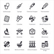 Medical Equipment & Supplies Icons Set 1 - Sympa Series | Black
