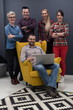 © .shock - portrait of business people group in modern office interior