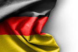 Fototapeta Kosmos - Flag of Germany on white background