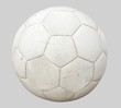 soccer ball isolated on gray background