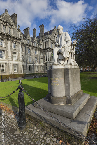 Stampa su Tela DUBLIN -JANUARY 12: Trinity College on January 12, 2015, Dublin.