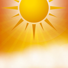 Sticker - Sun icon design 