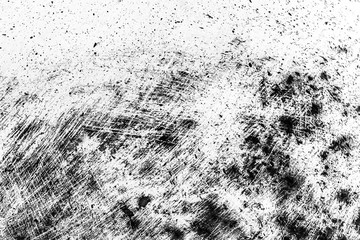 Wall Mural - Grunge black and white distress texture . Scratch and texture or