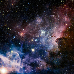 Wall Mural - stars nebula in space. elements of this image furnished by nasa