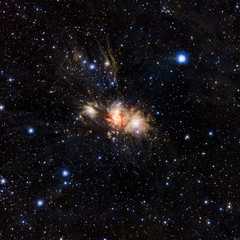 Wall Mural - stars nebula in space. elements of this image furnished by nasa