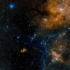 Wall Mural - stars nebula in space. elements of this image furnished by nasa