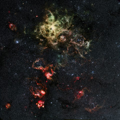 Wall Mural - stars nebula in space. elements of this image furnished by nasa