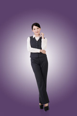 confident asian business woman