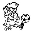Soccer Kid Cartoon