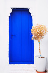 Traditional greek house in Paros island, Greece.