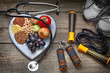 © udra11 - Healthy lifestyle concept with diet and fitness