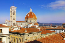Cathedral Santa Maria Del Fiore In Florence, Italy