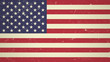 American vintage flag.
