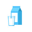 Box milk glass