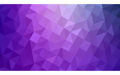 Poster - Multicolor purple, pink polygonal design pattern, which consist of triangles and gradient in origami style.