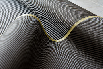 Wall Mural - carbon fiber composite material background