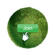 Grass globe with join button and mouse cursor.