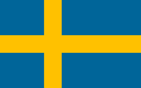Vector of Swedish flag.