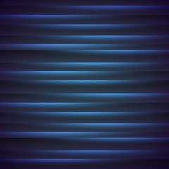 Wall Mural - Abstract glowing stripes dark background.