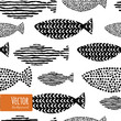 Fish seamless pattern