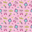 princess seamless pattern