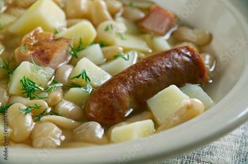 Naklejka dekoracyjna Moravian bean soup