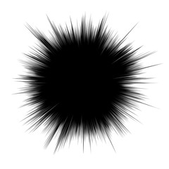 Wall Mural - sun ray or star burst comic radial lines background black hole