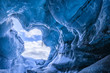Amazing glacial cave