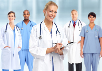 Wall Mural - Group of medical doctors.