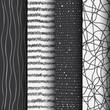 © archiwiz - Vector seamless pattern set. Hand drawn organic abstract background.