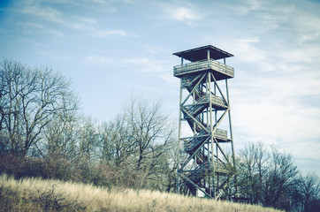  wooden observation tower
