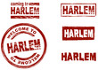 © Kaesler Media - Ink stamp set city Harlem