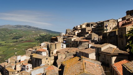 Gangi vista dei tetti 