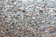 Wet Beach Pebbles Background