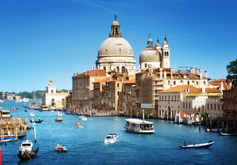 Fototapete - Basilica Santa Maria della Salute, Venice, Italy