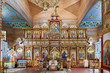 nterior of Orthodox Christian church near Manyavsky monastery, Ivano-Frankivsk region, Ukraine