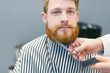 © ADDICTIVE STOCK - Arranging barber beard and mustache