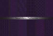 Purple Patterns, Vector, Endless Texture Can Be Used For Wallpaper, Pattern Fills, Web Page,background