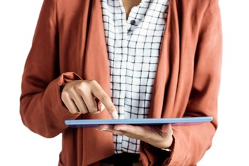 Poster - Businesswoman using a tablet