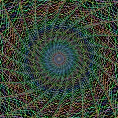Poster - Wired abstract fractal design