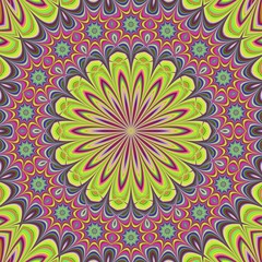 Poster - Floral mandala design background