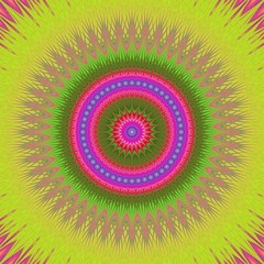 Poster - Abstract floral mandala ornament design