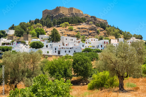 Nowoczesny obraz na płótnie Lindos. Rhodes, Greece