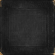 Black vintage background from distress grunge fabric texture with antique ornamental frame