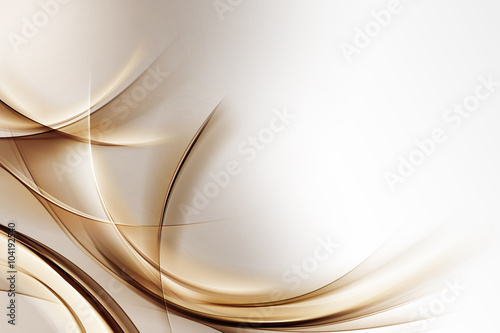 Obraz w ramie Abstract Gold Wave Design Background